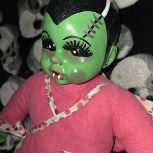 Green Frankenstein Styled Monster Doll
